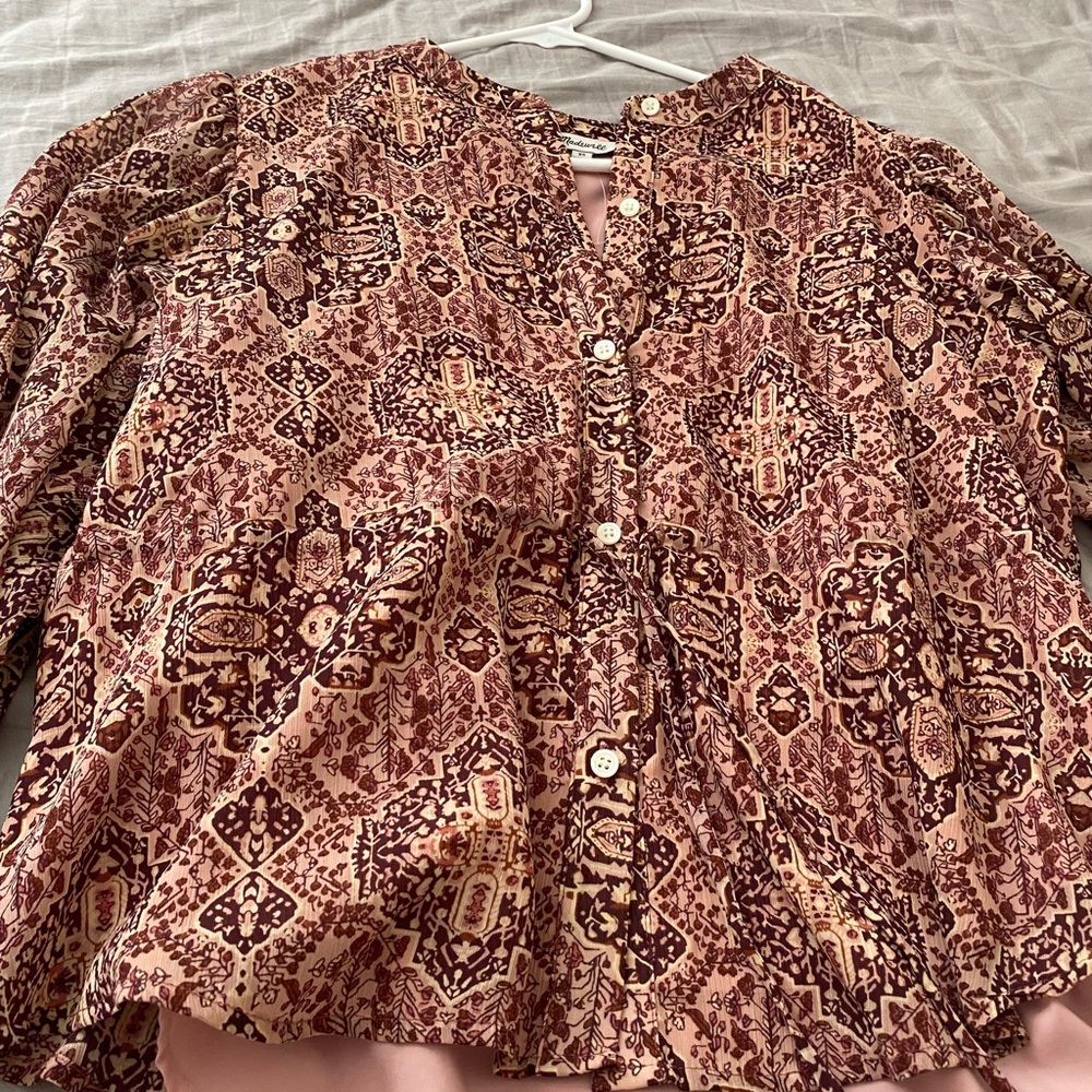 Madewell Drawstring Top - Picture 4 of 5